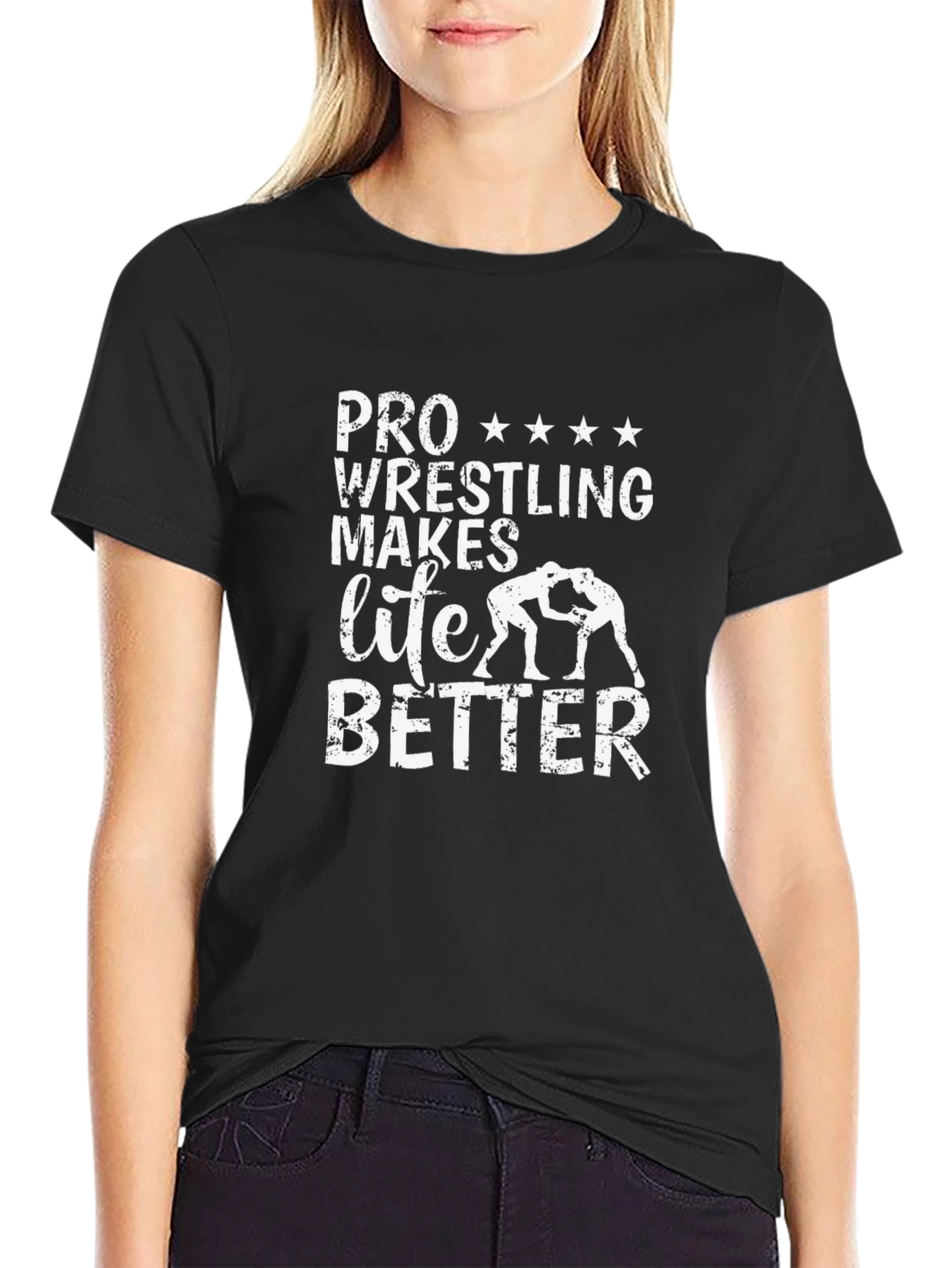 Pro Wrestling Makes Life Better T-Shirt