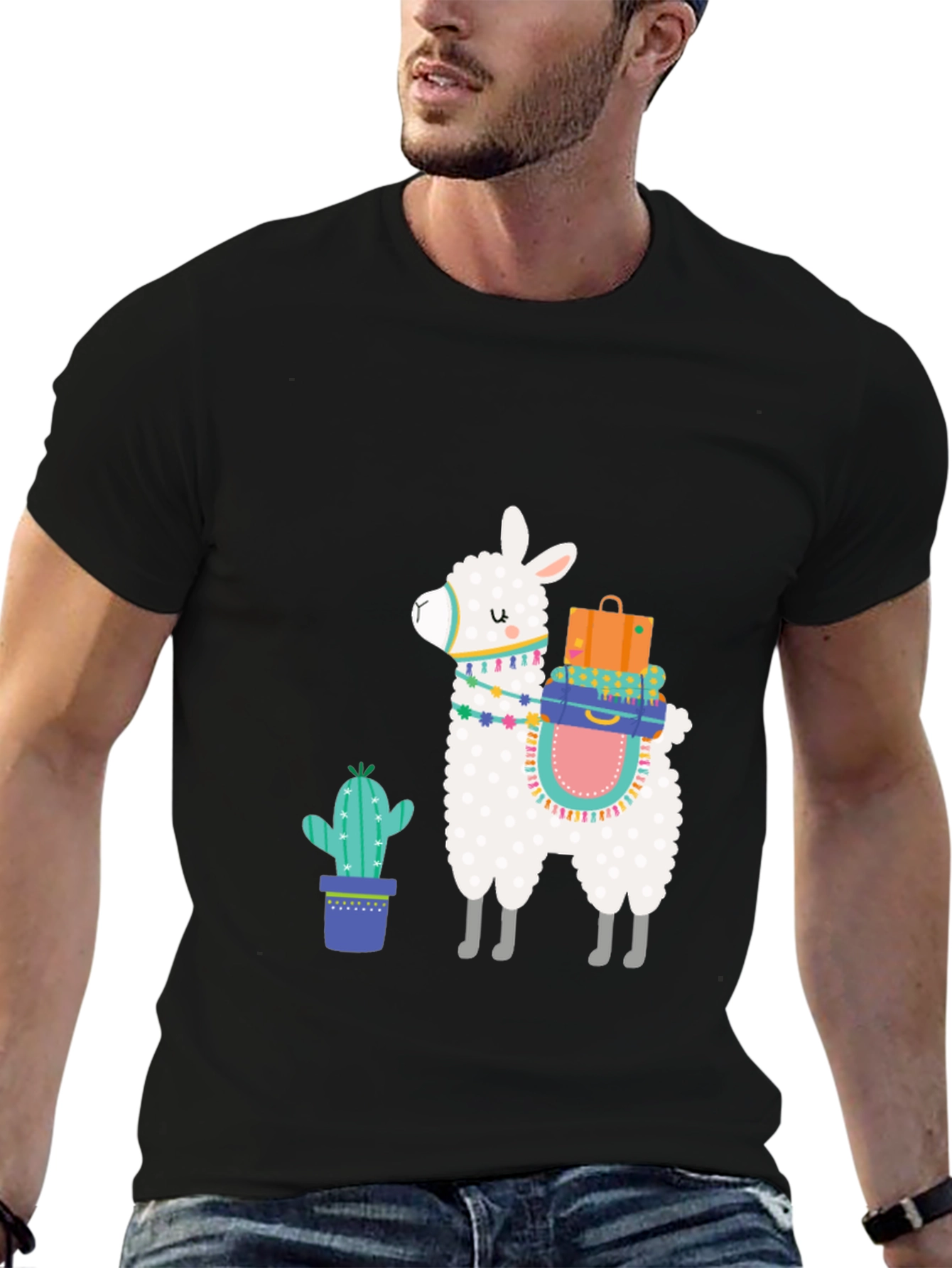 Llama & Cactus Graphic Tee
