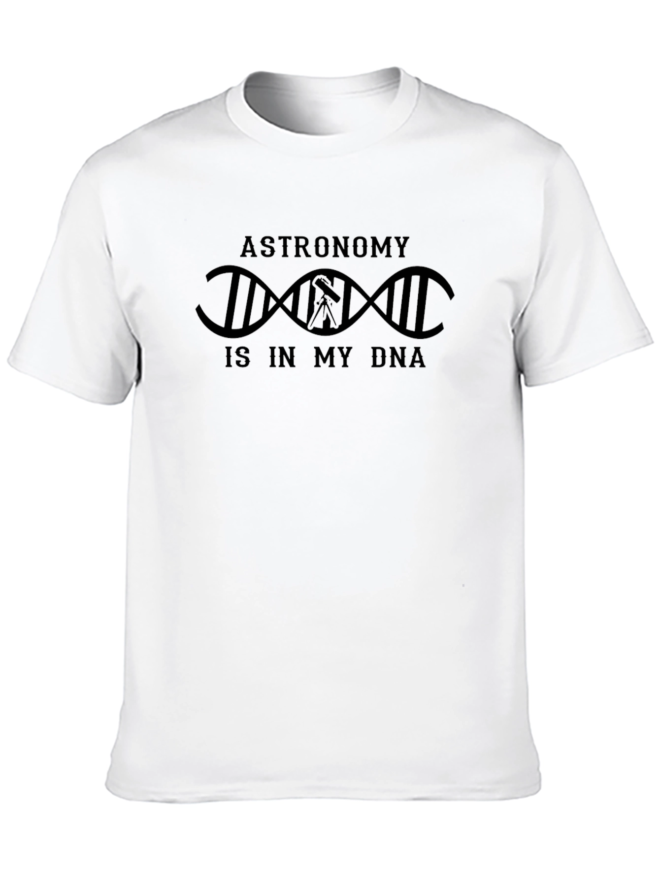 Astronomy DNA T-Shirt - Black Science Tee
