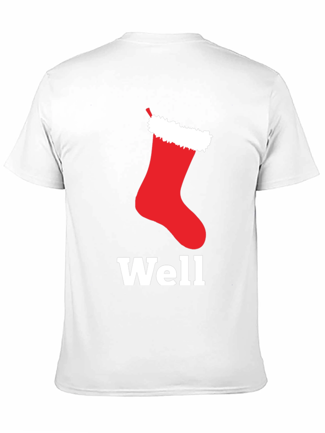 Well Hung Stocking Christmas T-Shirt
