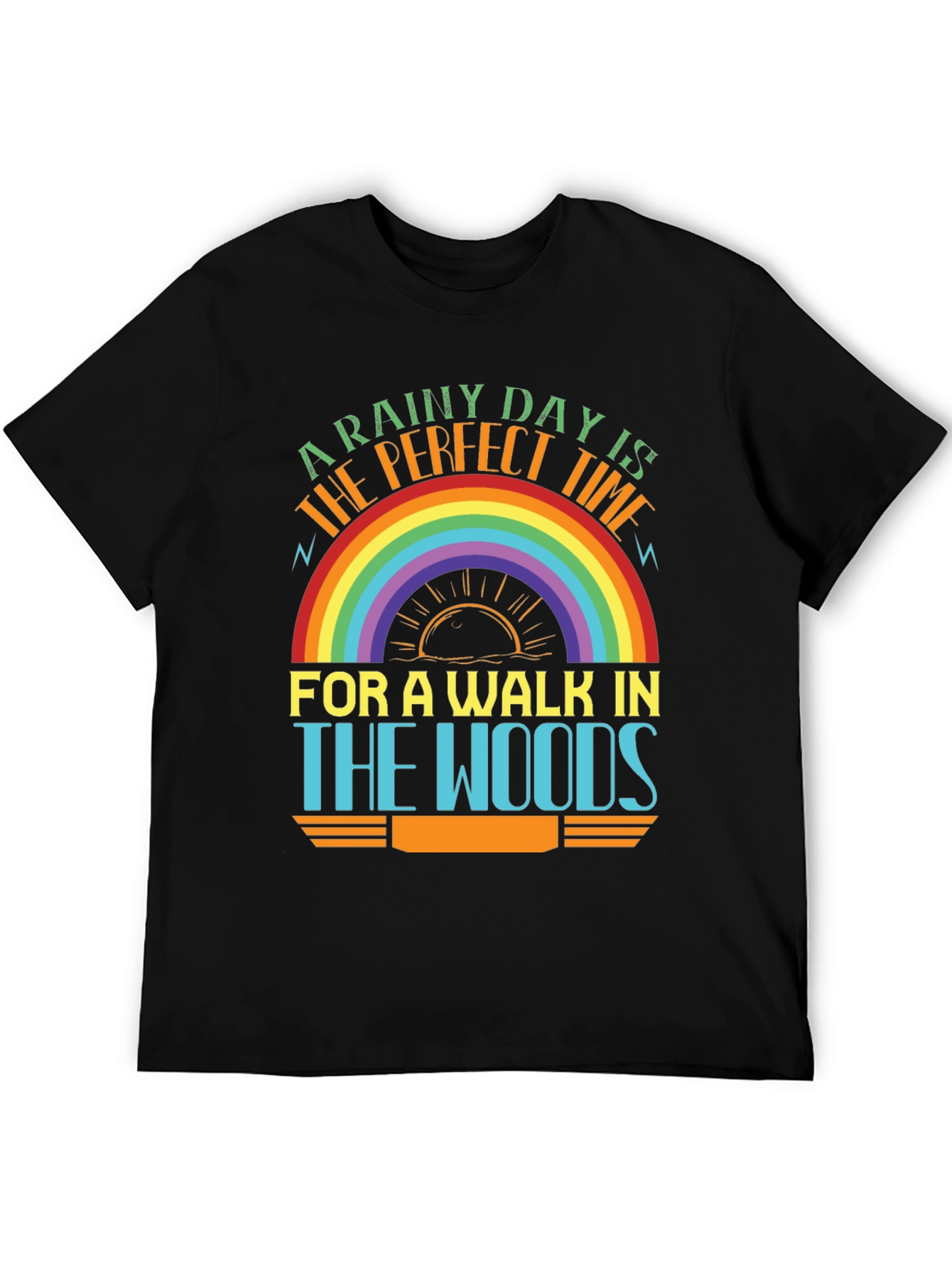 Rainy Day Walk in the Woods T-Shirt