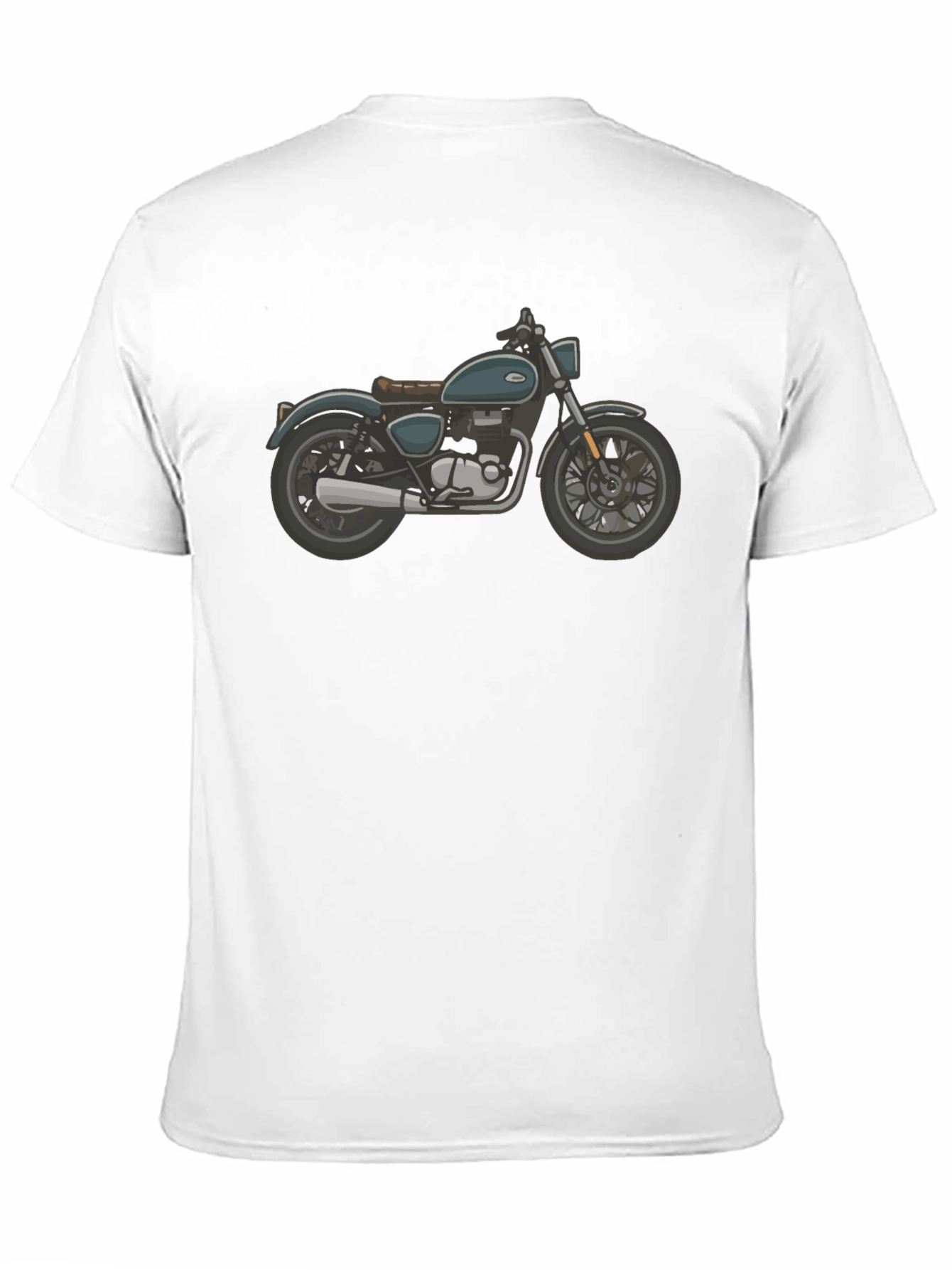 Motorcycle Graphic Black T-Shirt
