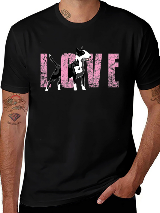 Bull Terrier LOVE Graphic T-Shirt