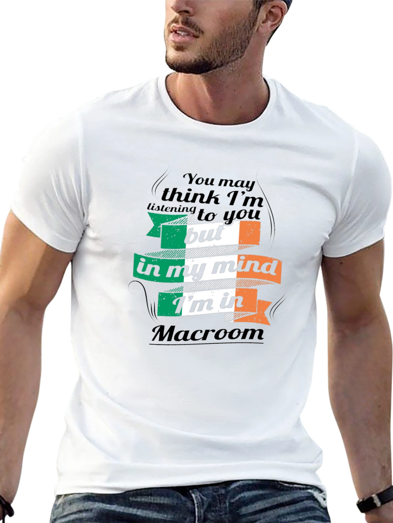 Macroom Ireland Irish Flag T-Shirt