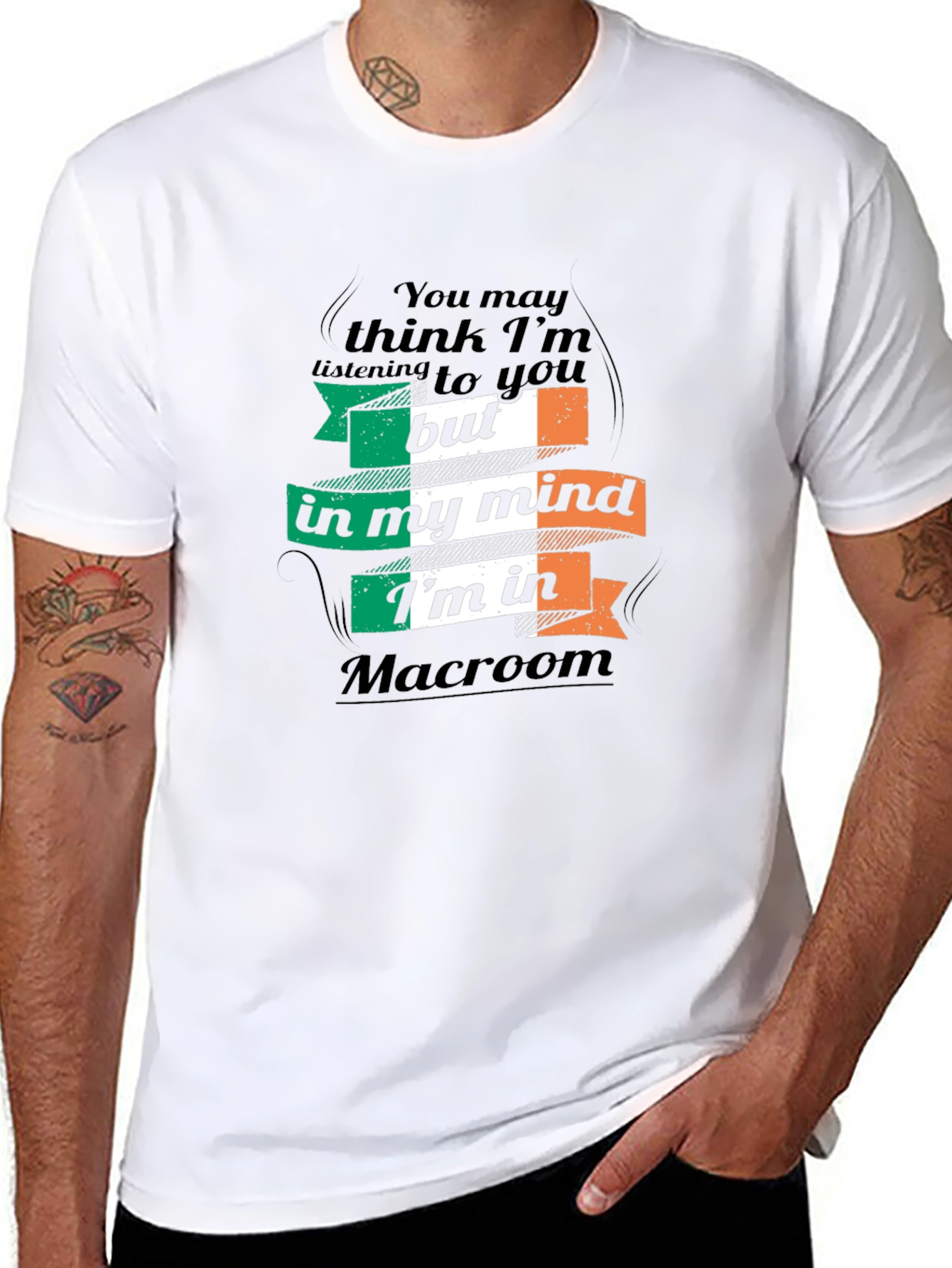 Macroom Ireland Irish Flag T-Shirt