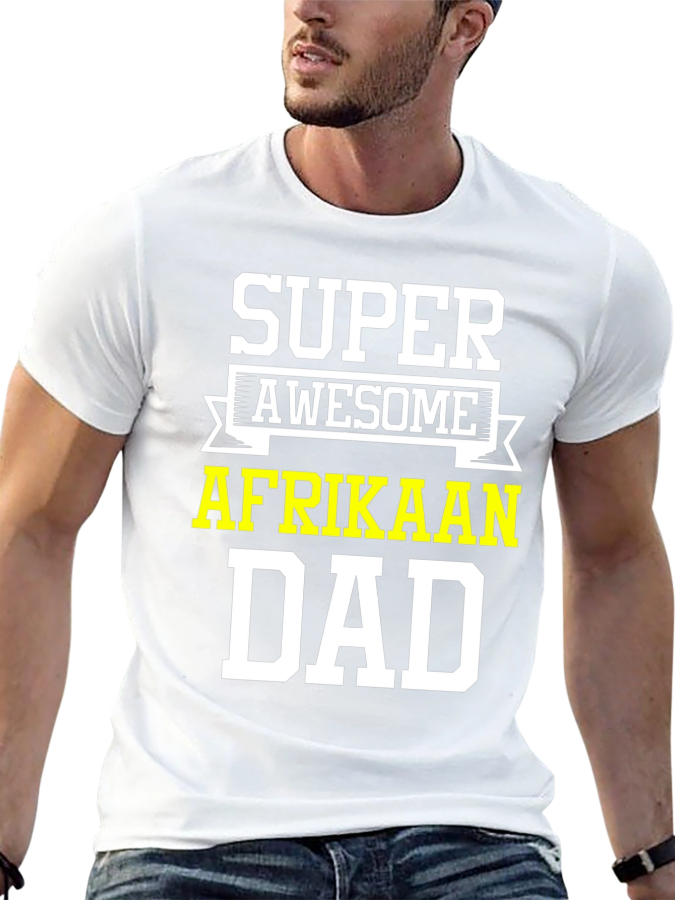 Super Awesome Afrikaan Dad T-Shirt