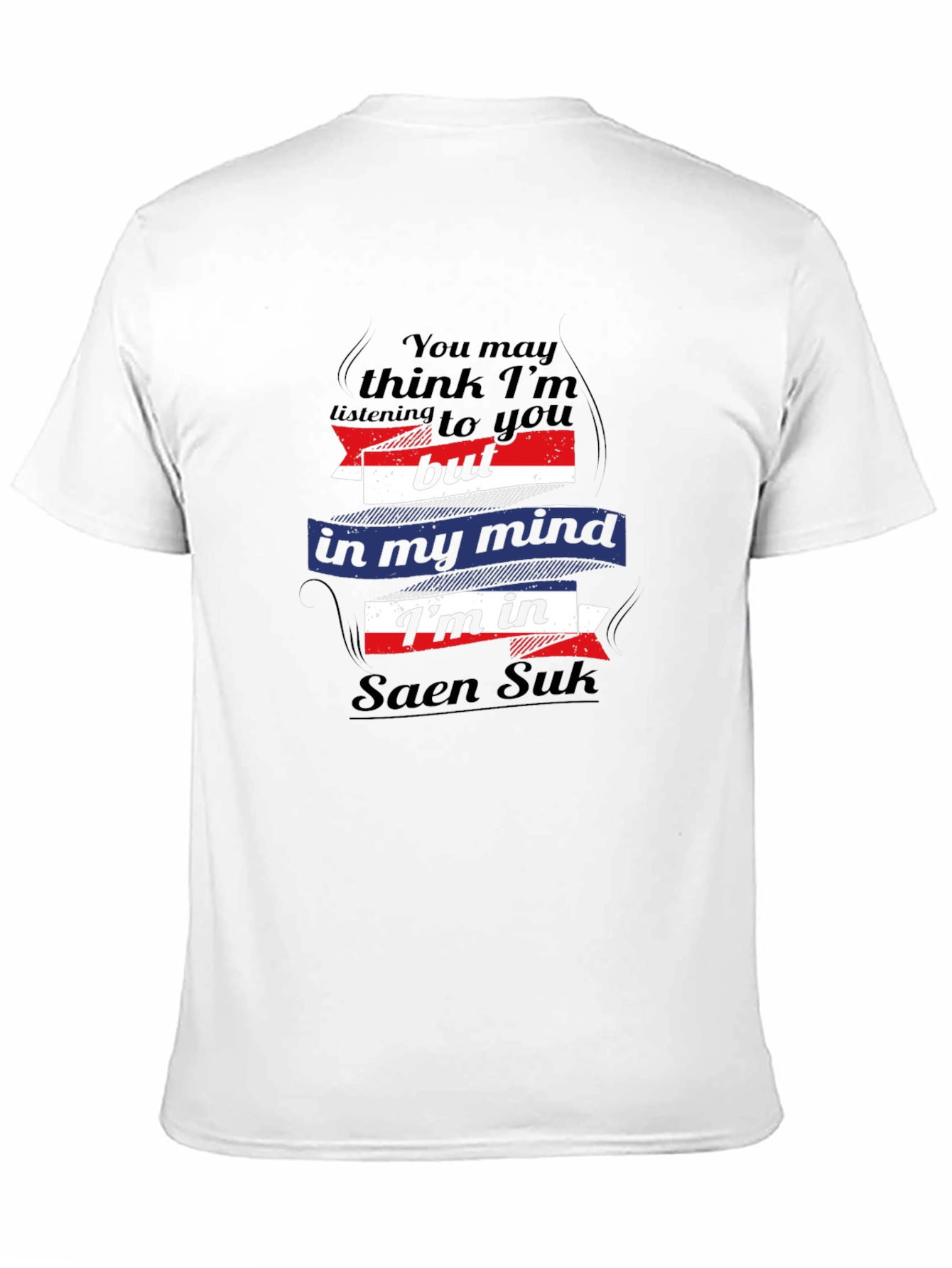 Saen Suk Mind T-Shirt - Black Graphic Tee