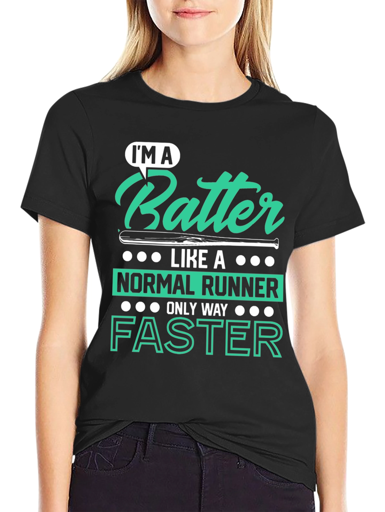 Im A Batter Faster Baseball T-Shirt