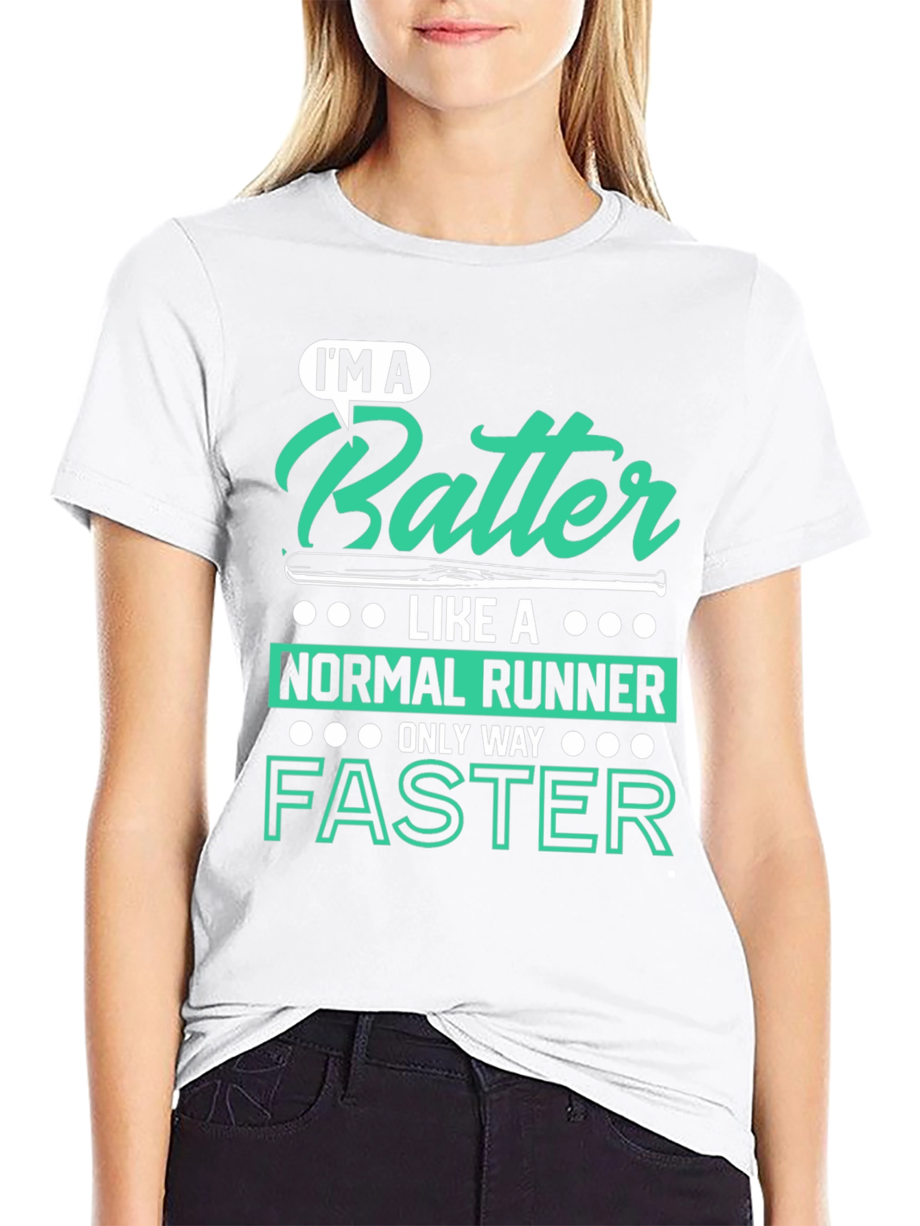 Im A Batter Faster Baseball T-Shirt