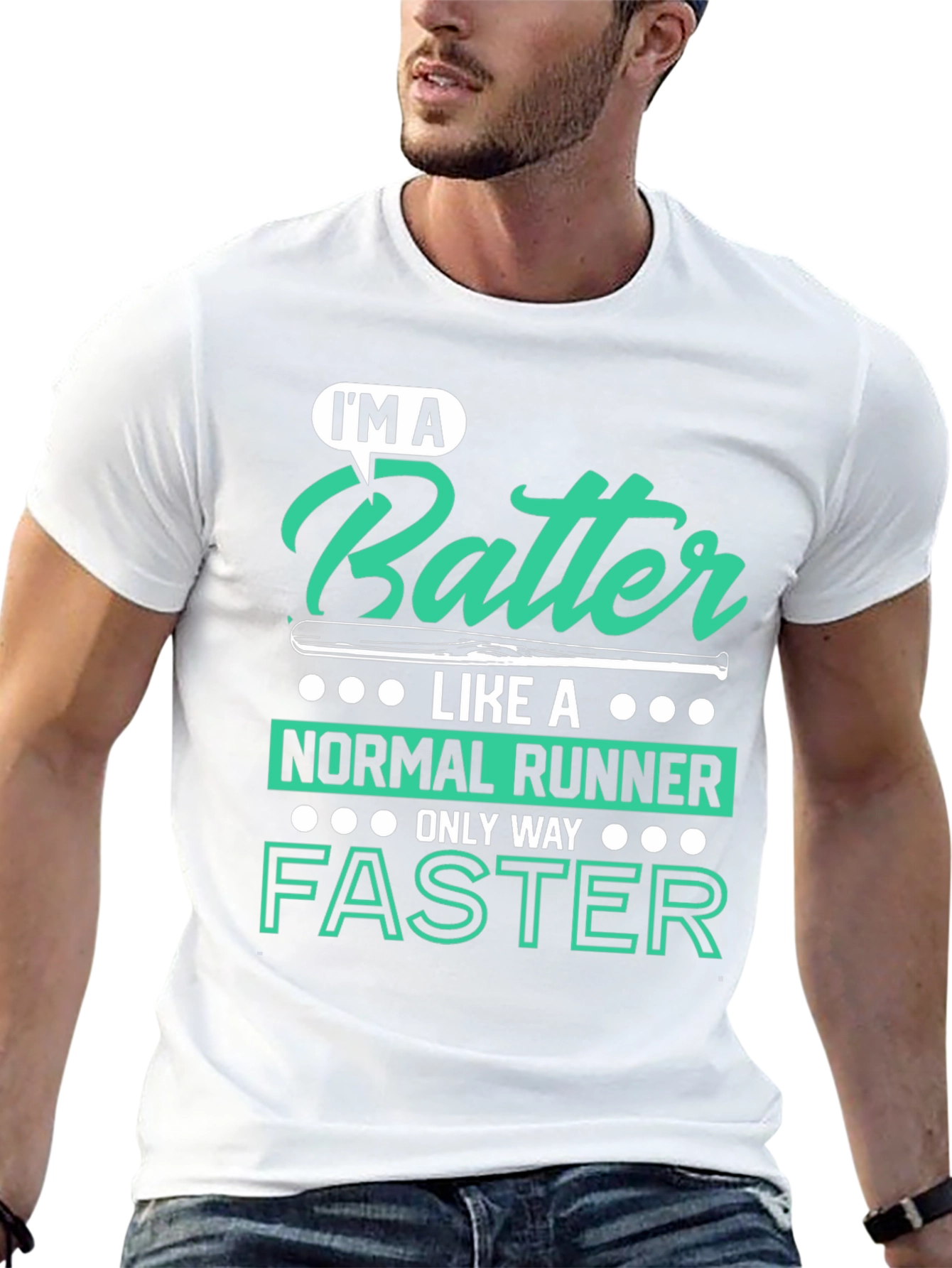 Im A Batter Faster Baseball T-Shirt