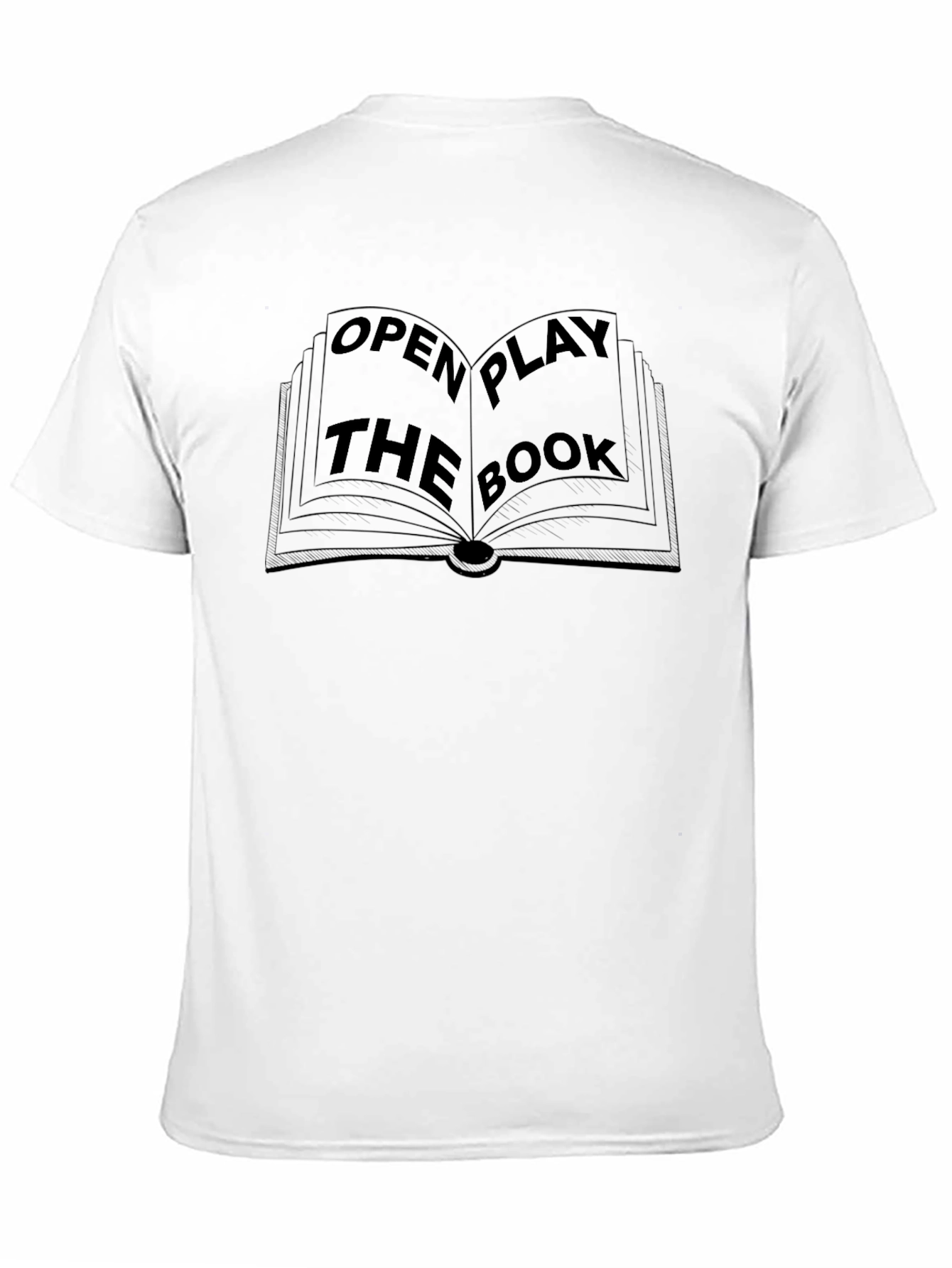 Open Play The Book T-Shirt - Unique Graphic Tee