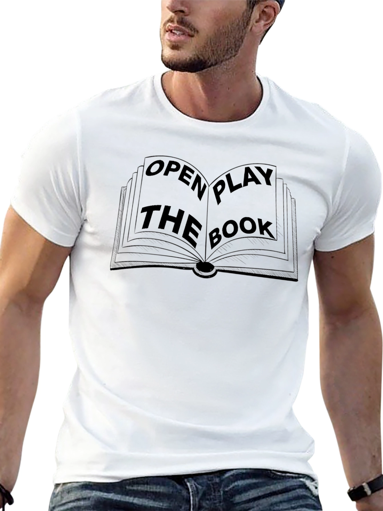 Open Play The Book T-Shirt - Unique Graphic Tee