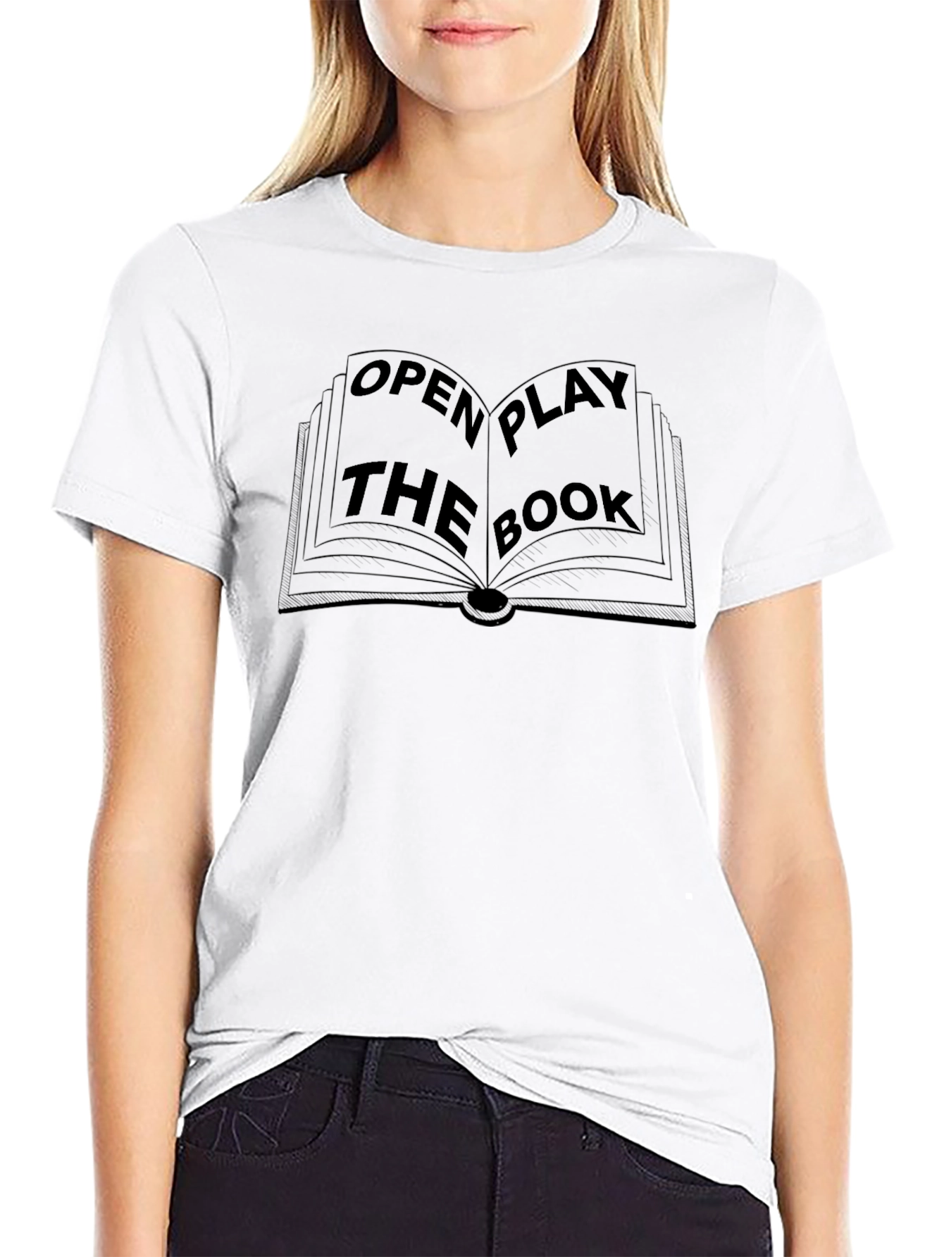 Open Play The Book T-Shirt - Unique Graphic Tee