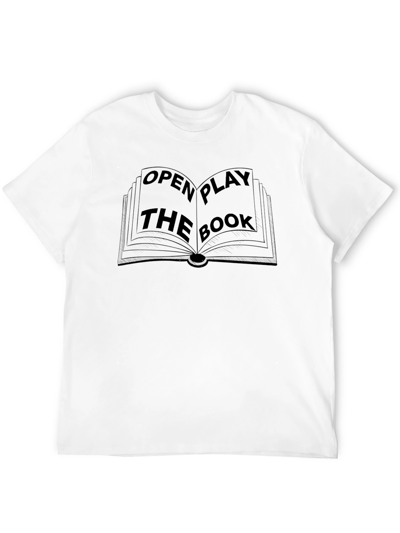 Open Play The Book T-Shirt - Unique Graphic Tee