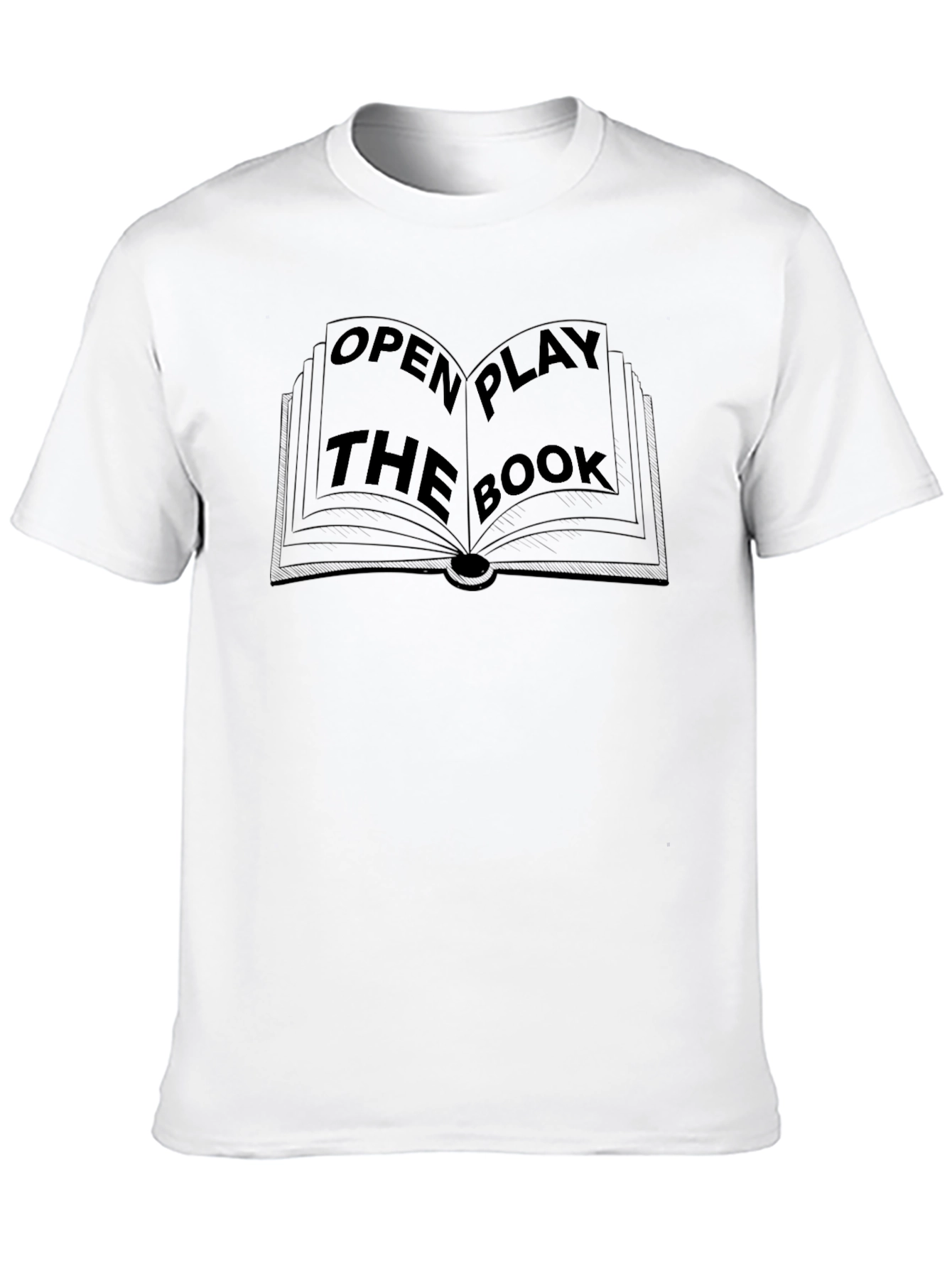 Open Play The Book T-Shirt - Unique Graphic Tee