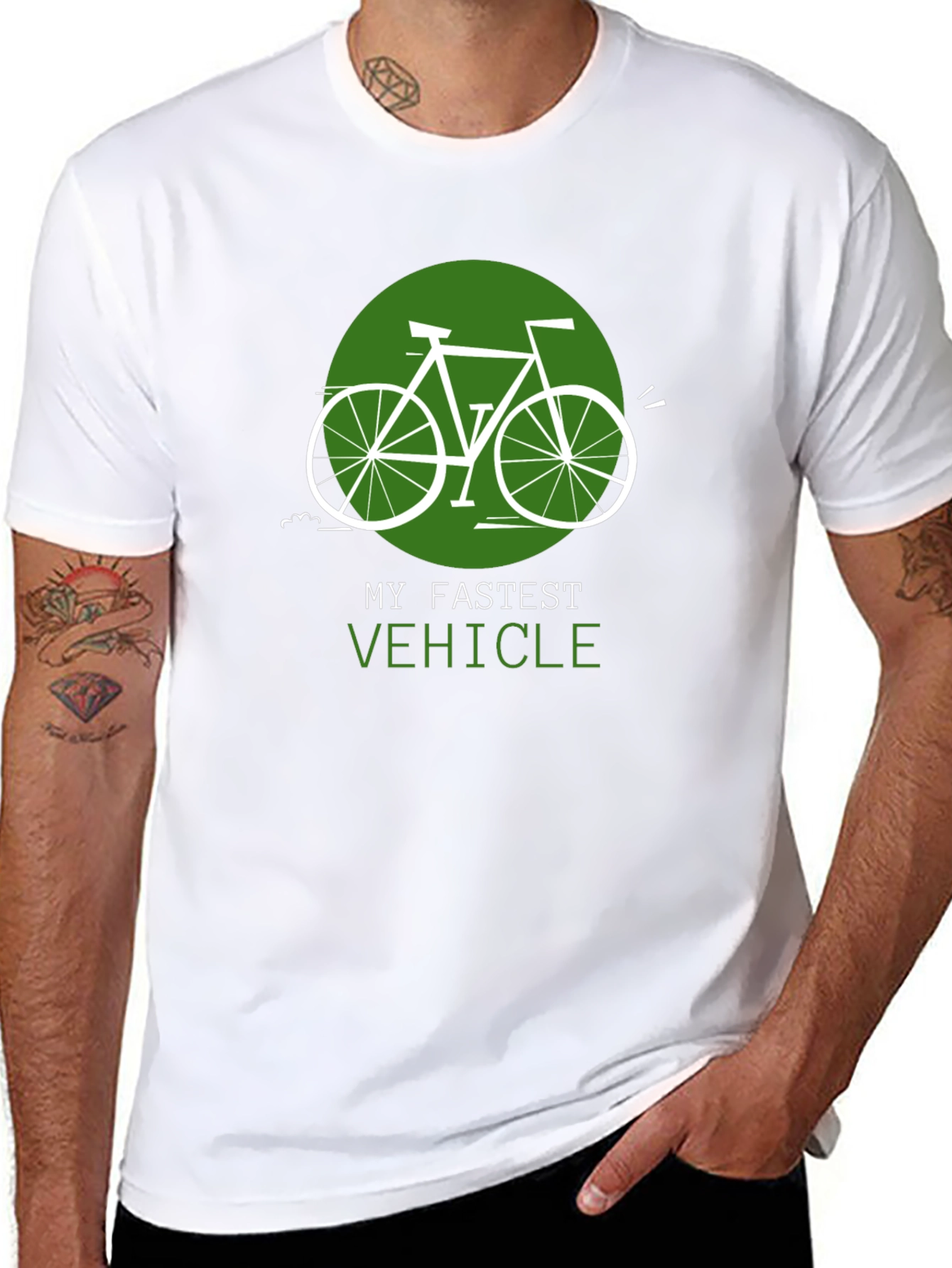 My Fastest Vehicle Bike Graphic T-Shirt