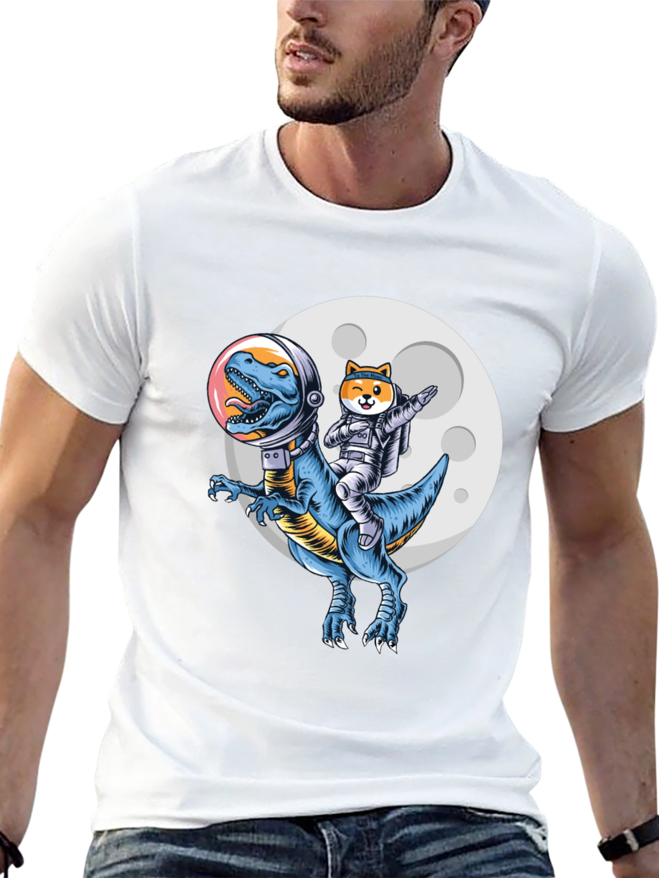 Dino & Doge Astronaut T-Shirt