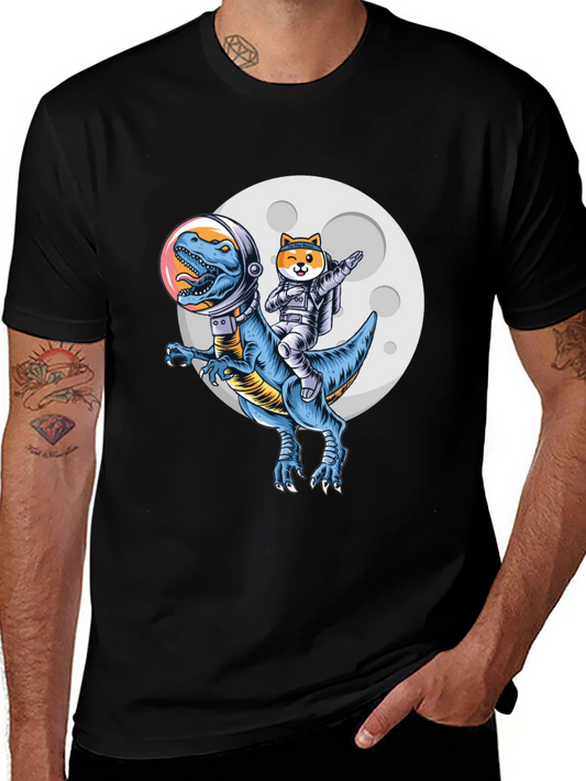 Dino & Doge Astronaut T-Shirt
