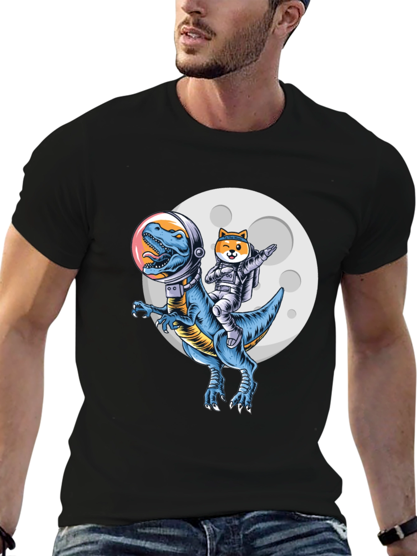 Dino & Doge Astronaut T-Shirt
