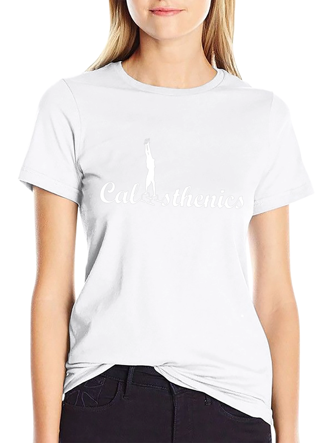 Calisthenics Graphic Tee - Black Cotton Blend
