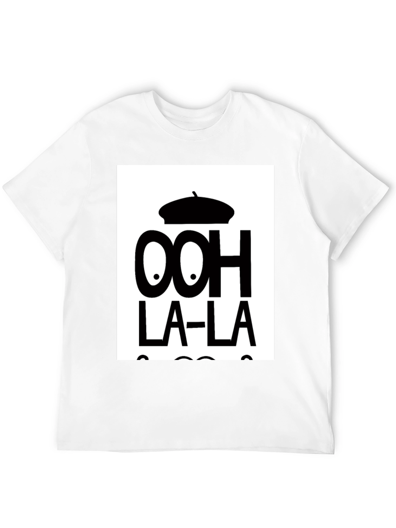 Ooh La-La Graphic Tee - Stylish French-Inspired Design