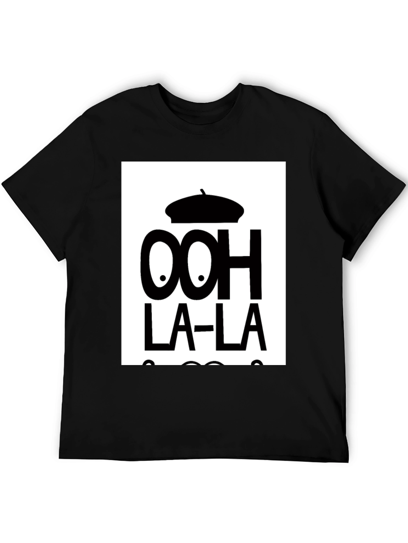 Ooh La-La Graphic Tee - Stylish French-Inspired Design