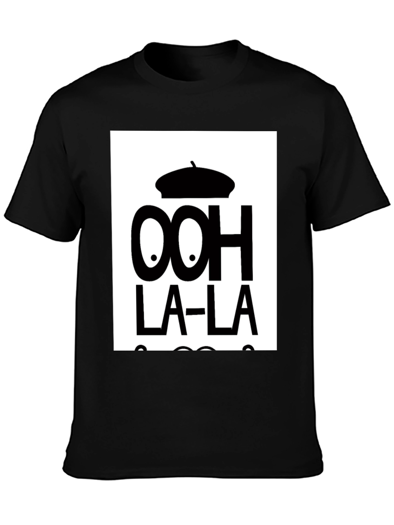 Ooh La-La Graphic Tee - Stylish French-Inspired Design