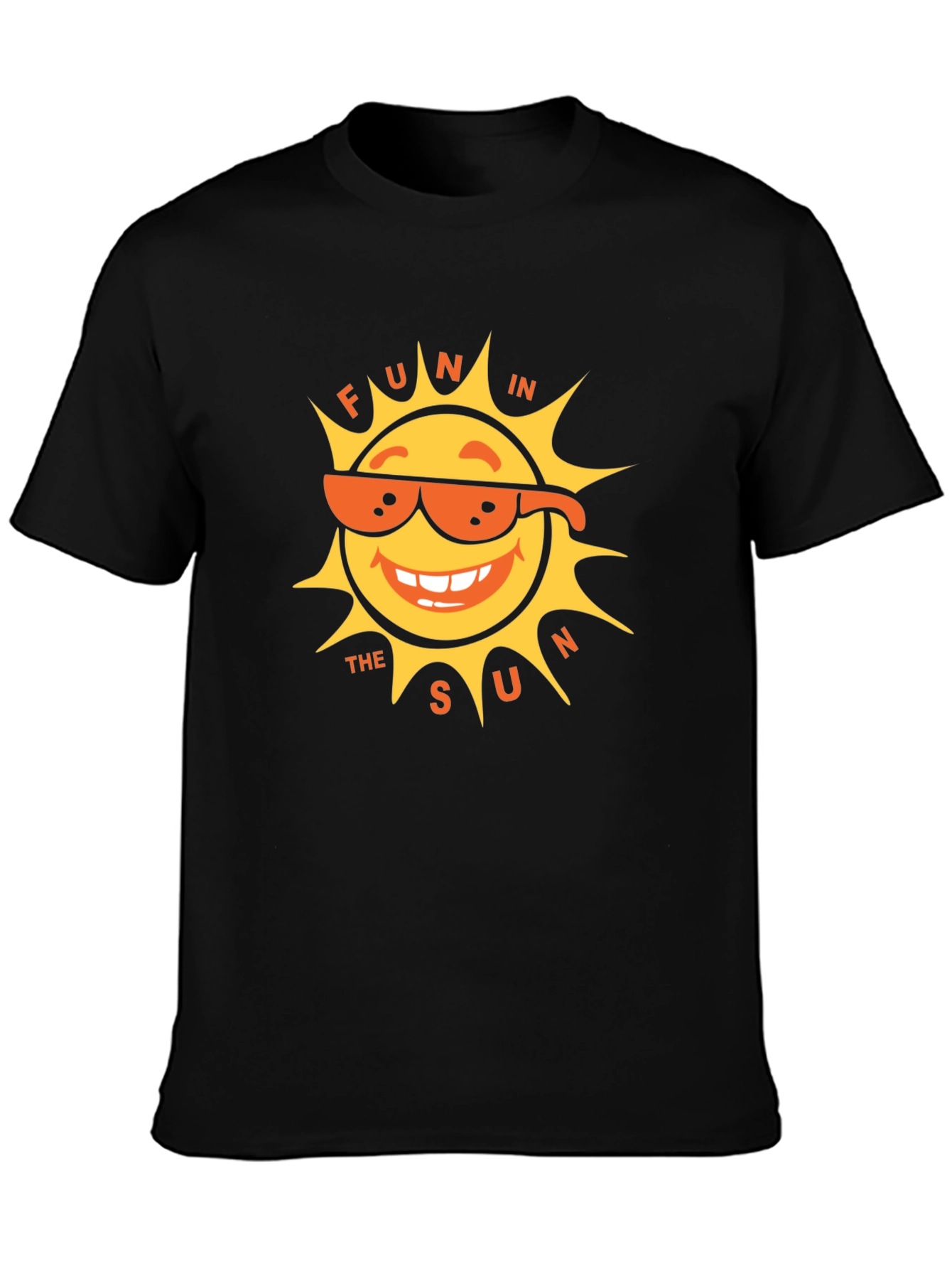 Fun In The Sun Graphic Tee - Black
