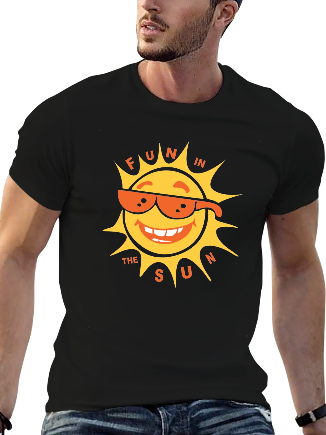 Fun In The Sun Graphic Tee - Black