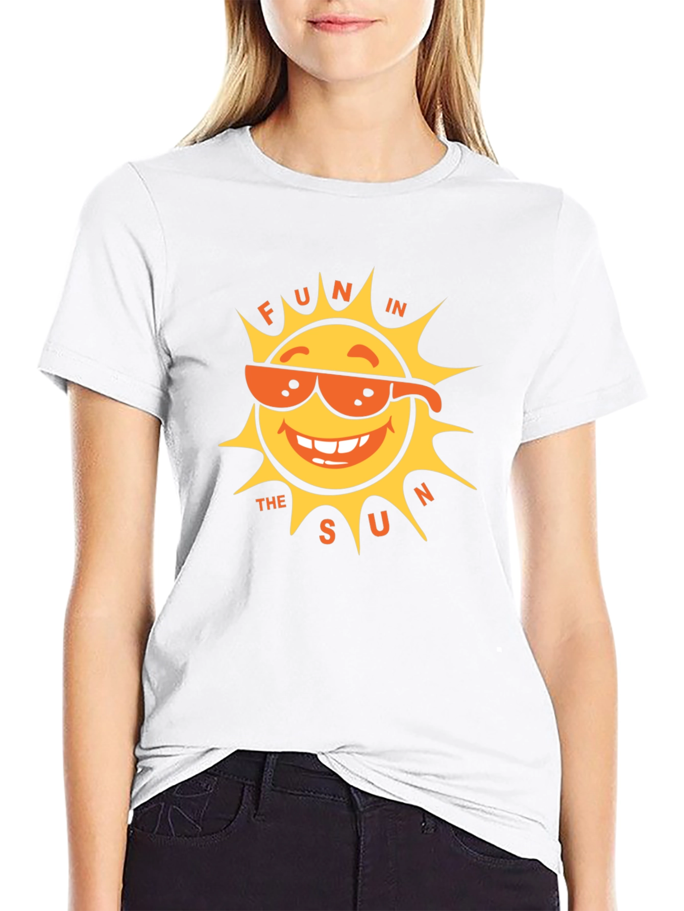 Fun In The Sun Graphic Tee - Black