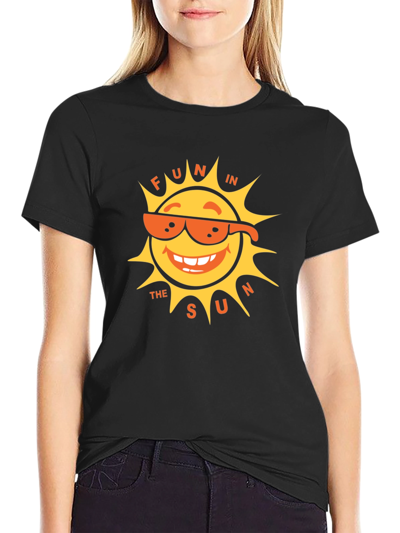 Fun In The Sun Graphic Tee - Black