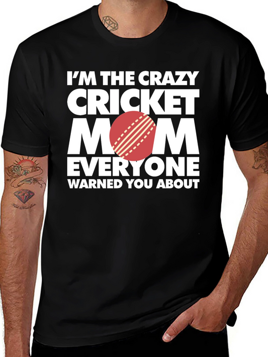 Crazy Cricket Mom T-Shirt