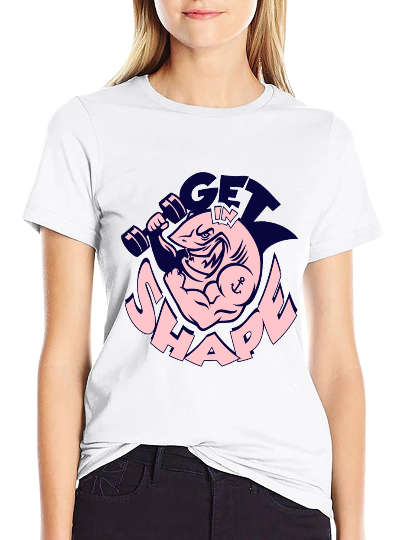 Get In Shape Shark Gym T-Shirt