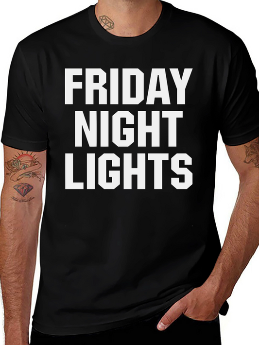 Friday Night Lights Graphic Tee - Classic Black T-Shirt
