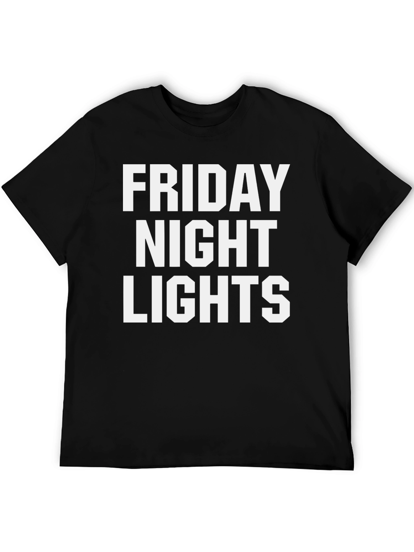 Friday Night Lights Graphic Tee - Classic Black T-Shirt