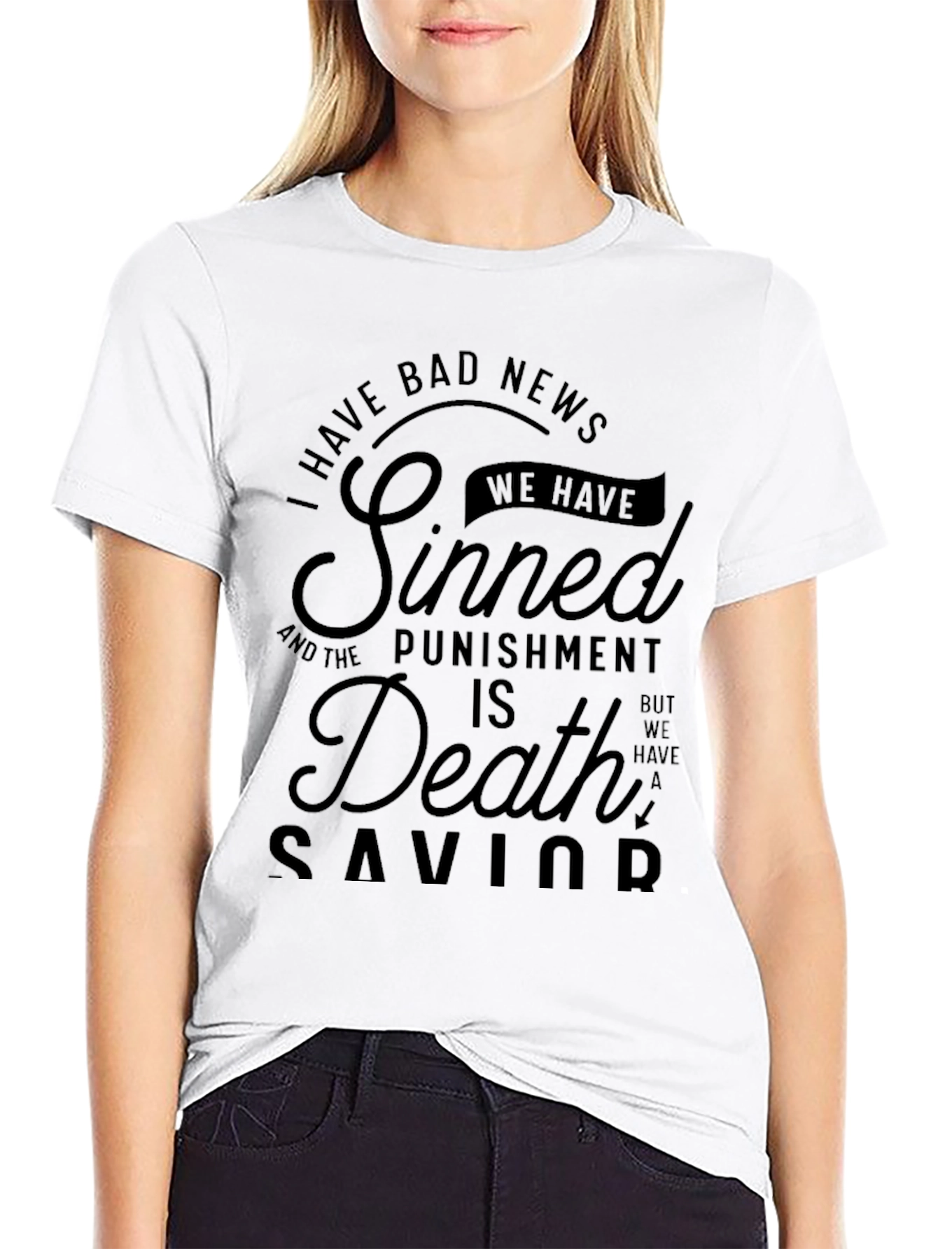 Bad News Sinners Graphic Tee