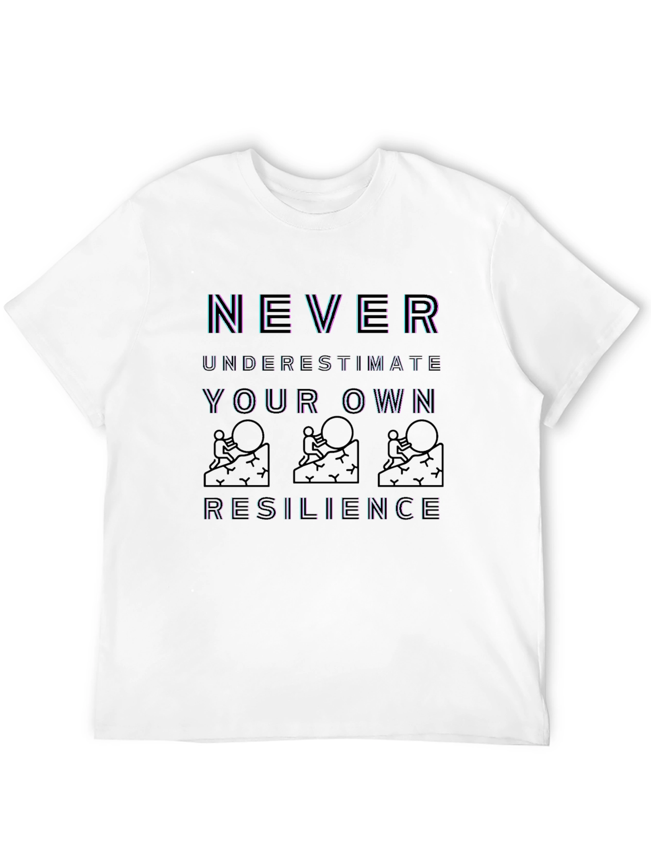 Resilience Graphic Tee - Motivational Design