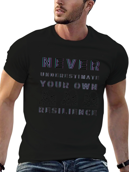 Resilience Graphic Tee - Motivational Design