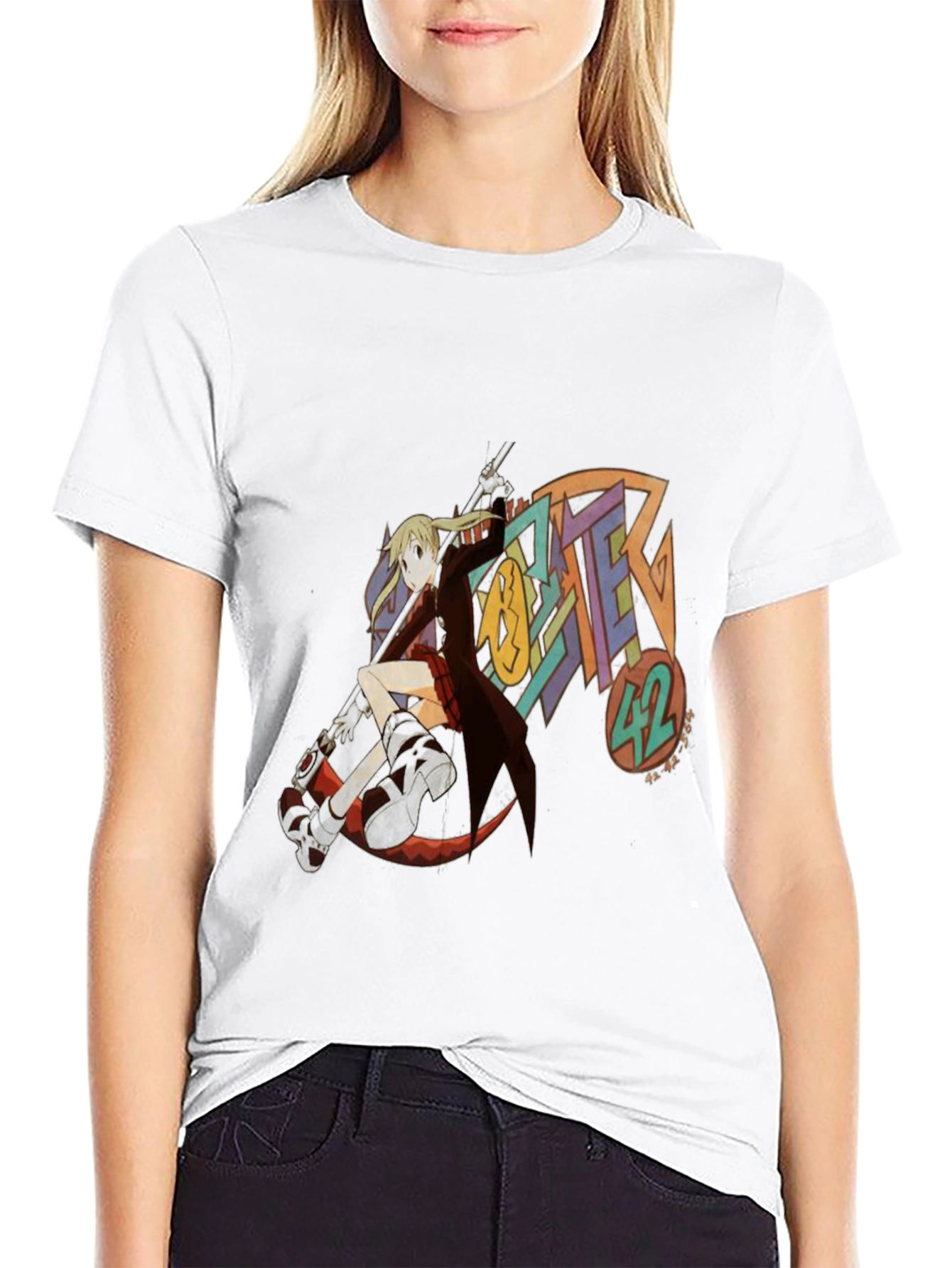 Soul Eater 42 Anime Black T-Shirt
