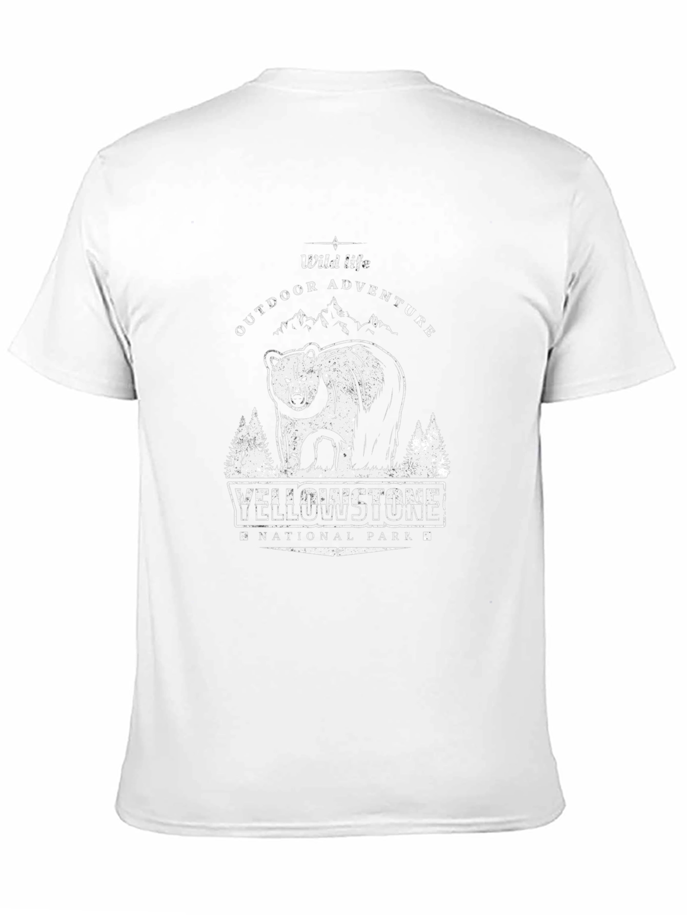 Yellowstone Bear Graphic T-Shirt - Outdoor Adventure
