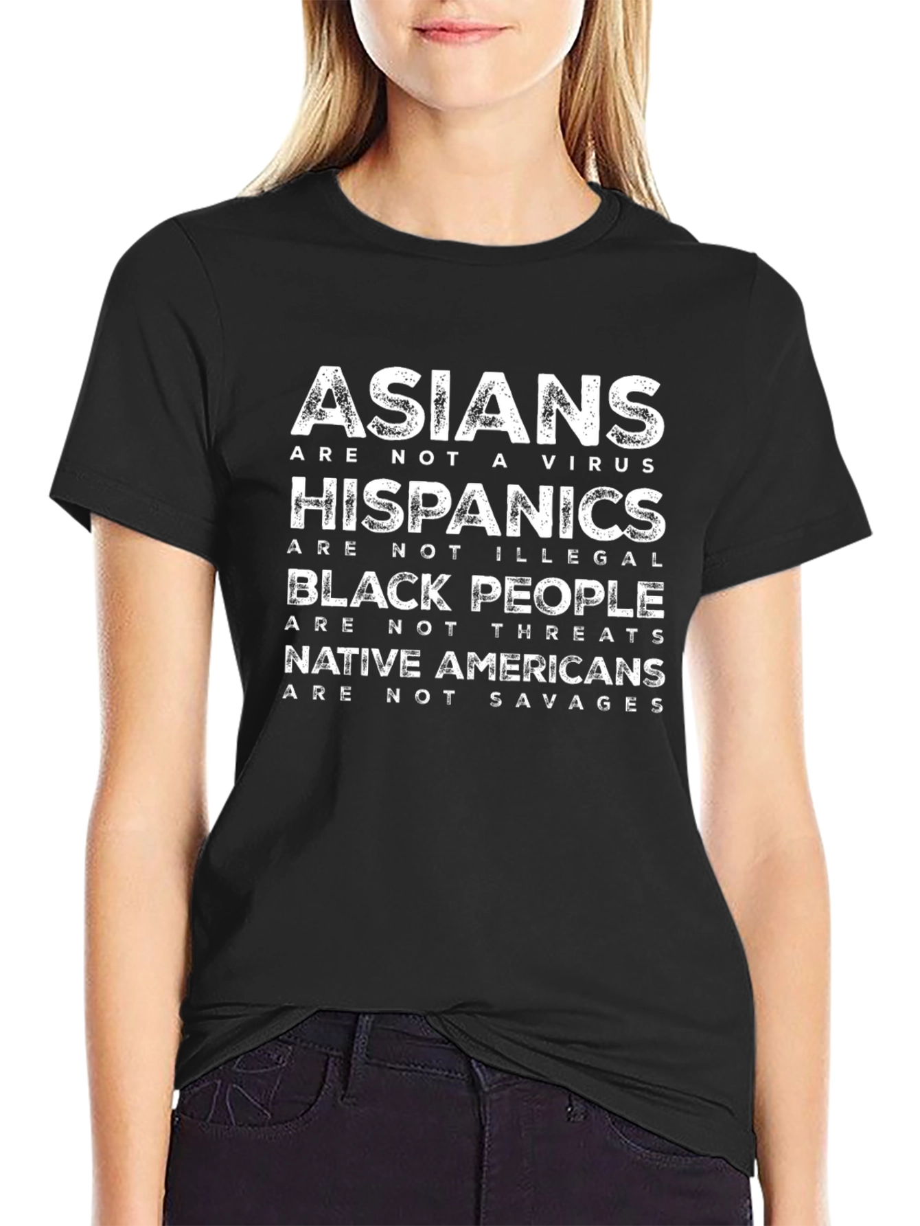 Equality T-Shirt - Asians Hispanics Black People Native Americans