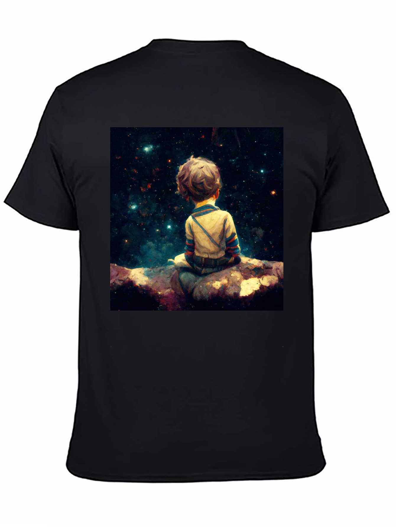 Boy Stargazer Black T-Shirt