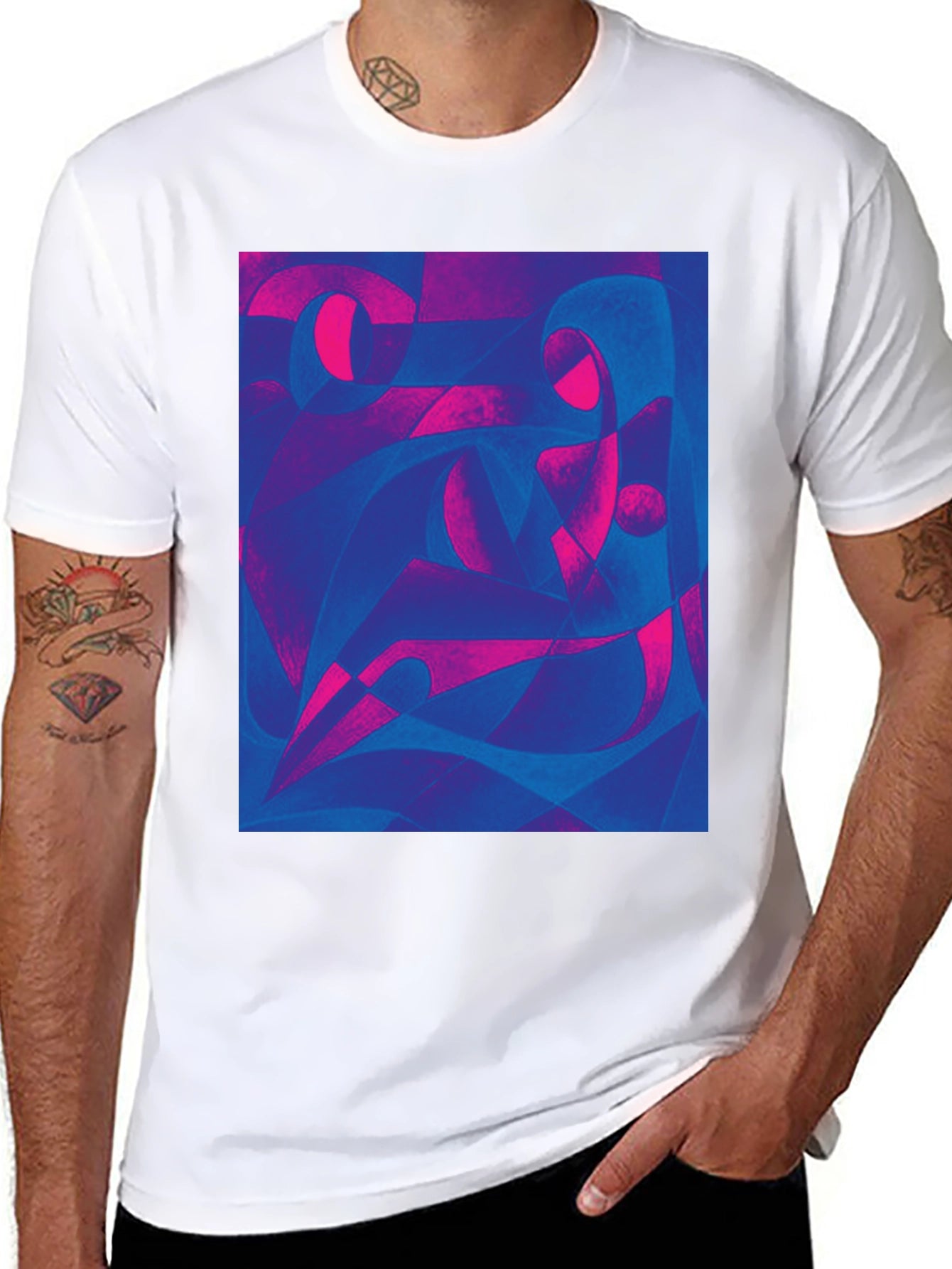 Abstract Art T-Shirt - Bold Graphic Tee