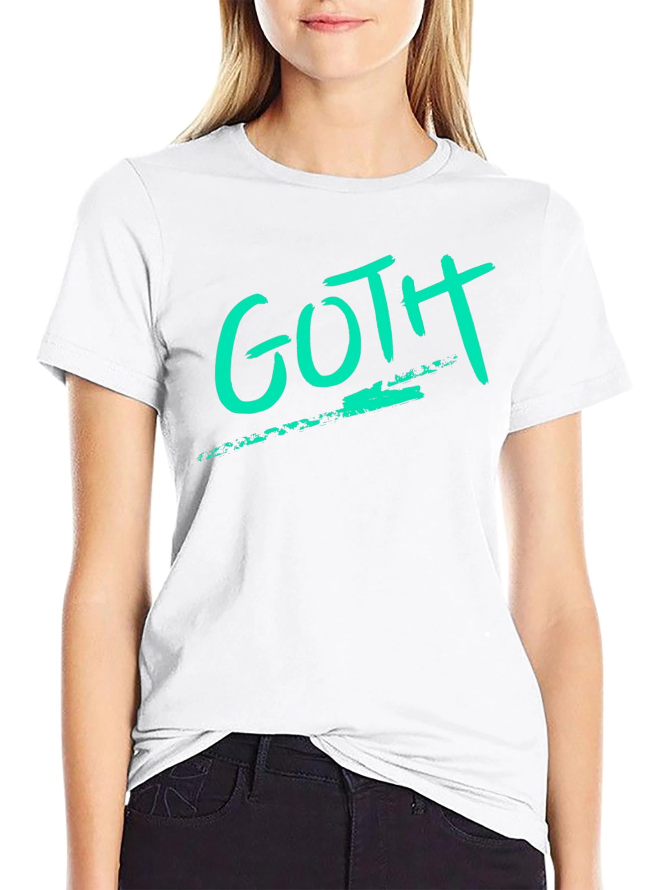 GOTH Tee - Grunge Style Black T-Shirt