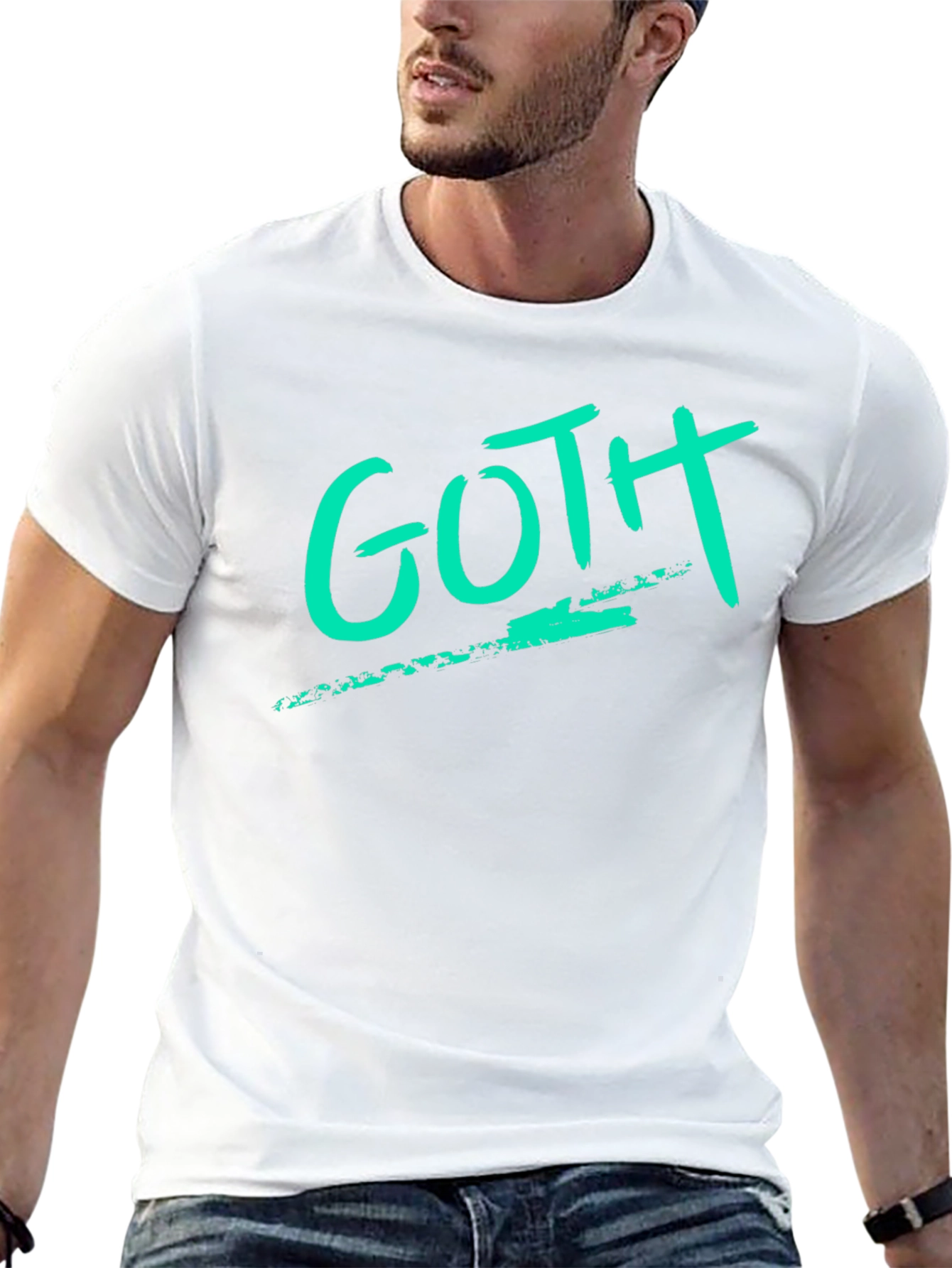 GOTH Tee - Grunge Style Black T-Shirt