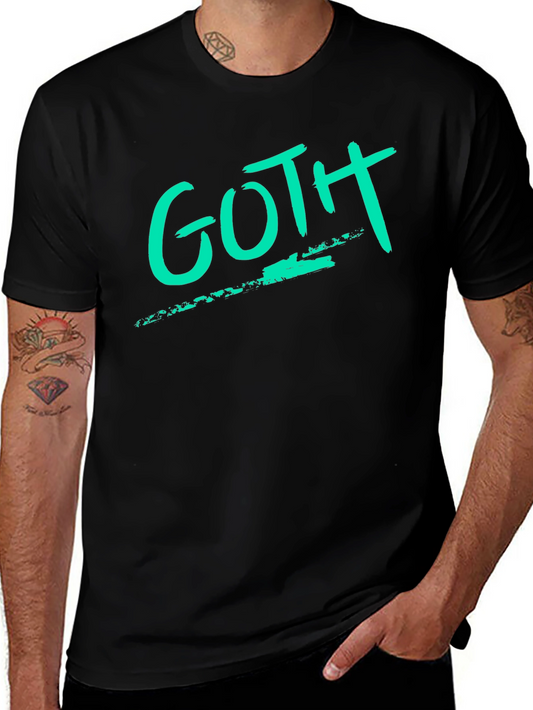 GOTH Tee - Grunge Style Black T-Shirt