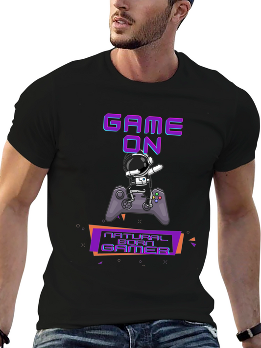 Game On! Natural Born Gamer Graphic Tee