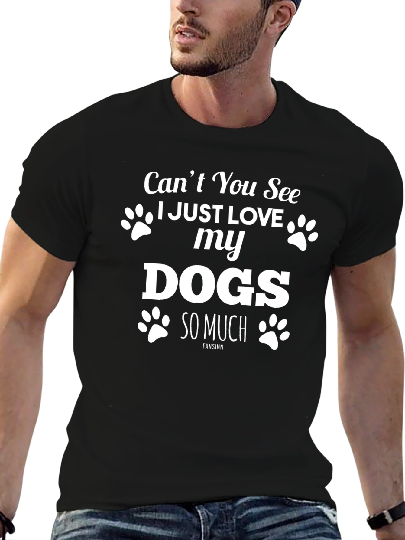 I Love My Dogs Graphic T-Shirt