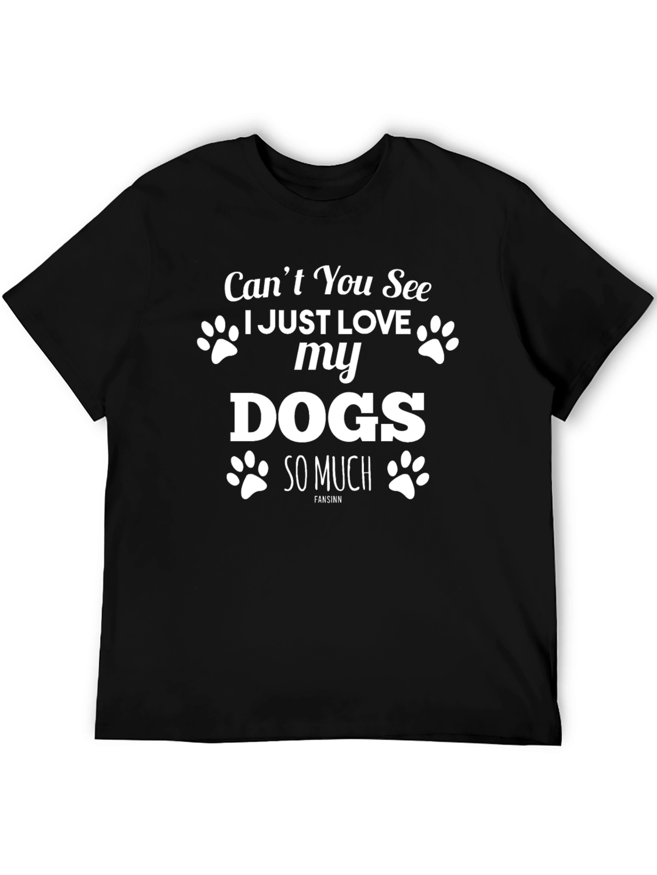 I Love My Dogs Graphic T-Shirt