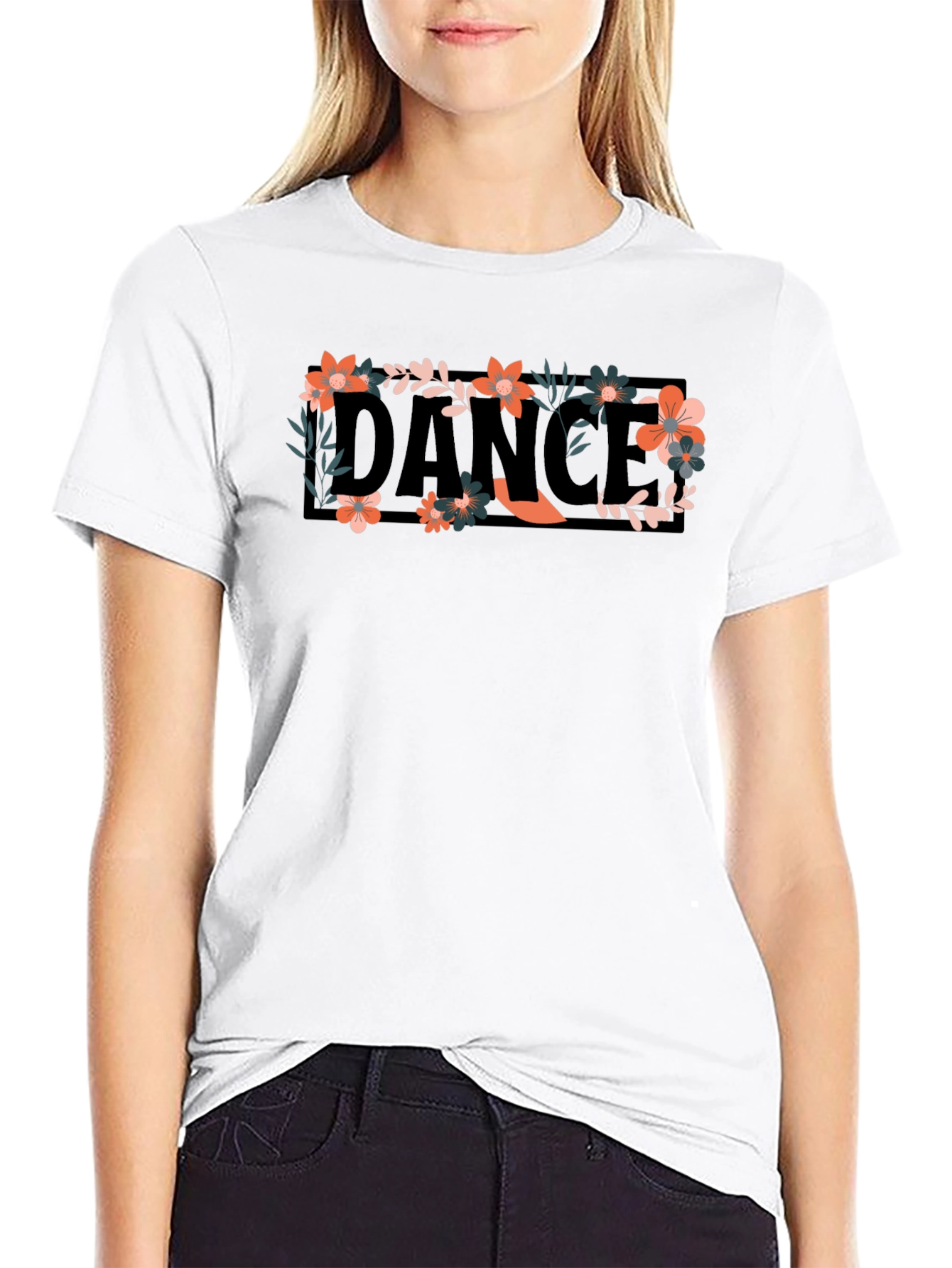 Floral Dance T-Shirt - Stylish Graphic Tee